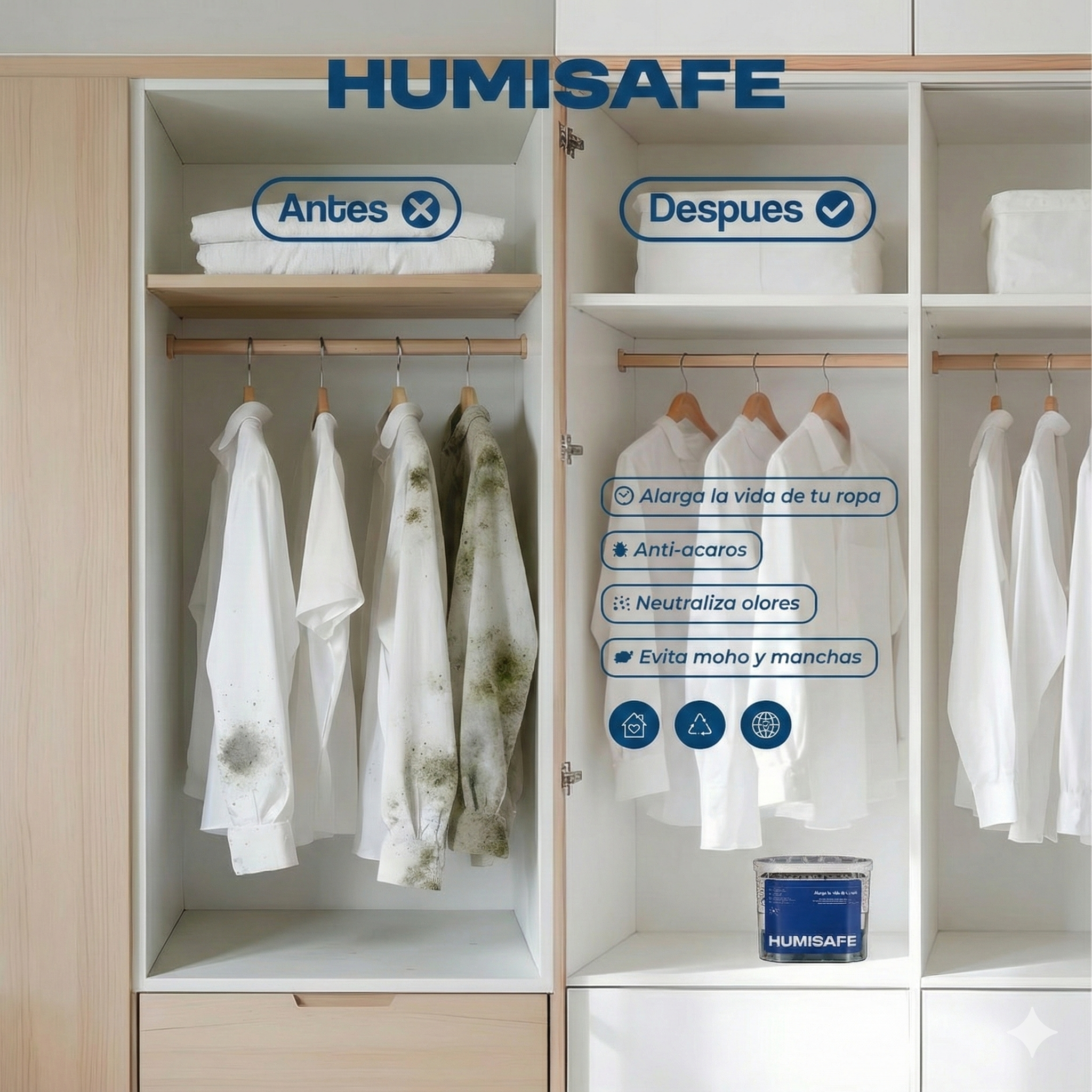 HUMISAFE 600 ml – Protección Antihumedad para Toda la Casa (Pack de 10 unidades) - Imagen 6